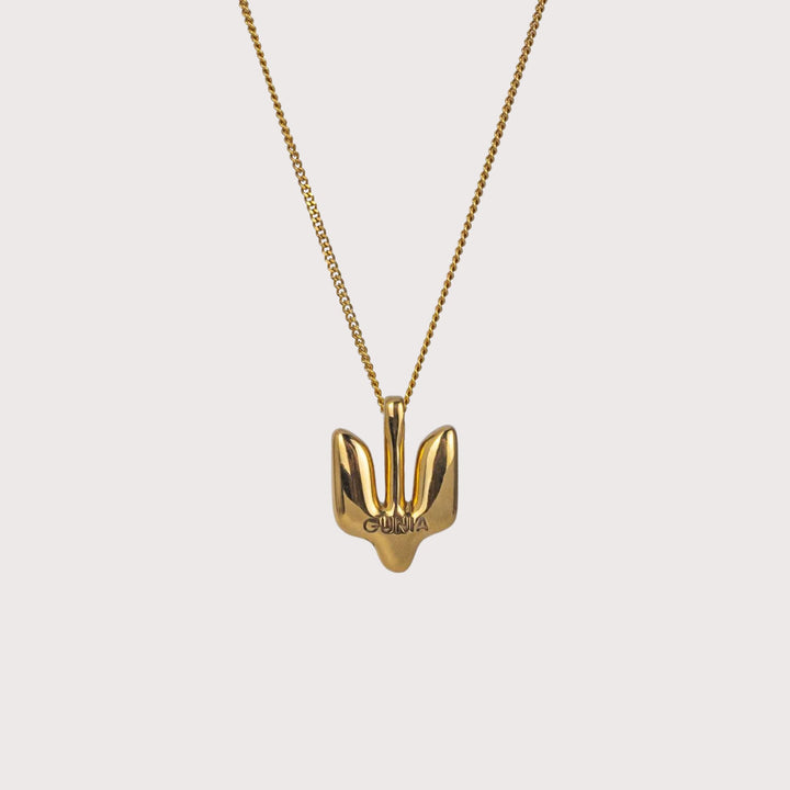 Pendant Trident Necklace by Gunia Project at White Label Project