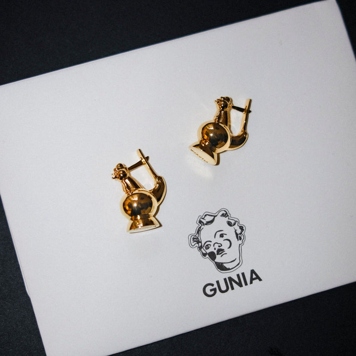 Pivnyk Earrings Small by Gunia Project at White Label Project