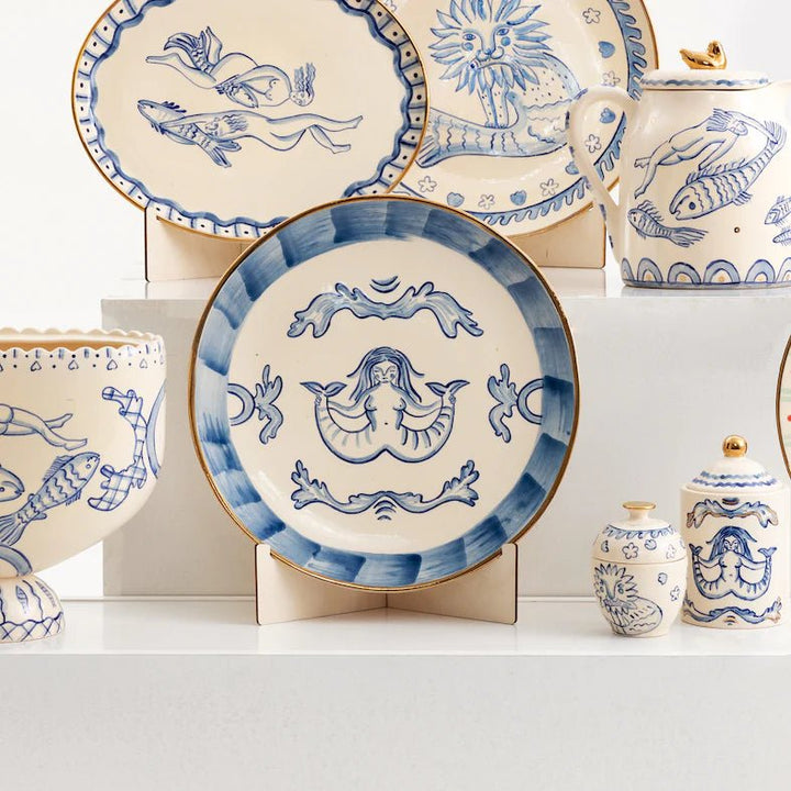 Plate — Siren Blue by Gunia Project at White Label Project