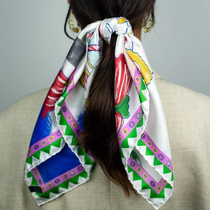 Silk Scarf — Saint Barbara by Gunia Project at White Label Project