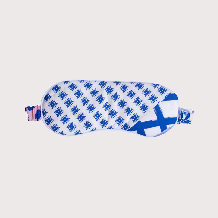 Silk Sleep Mask — Pattern I by Gunia Project at White Label Project