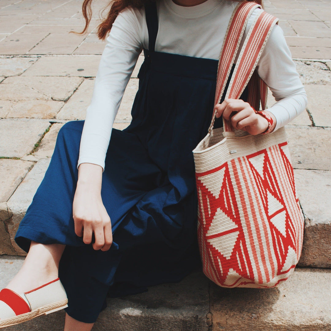 Wayuu Sunrise Bag — Maxi by Hilo Sagrado at White Label Project