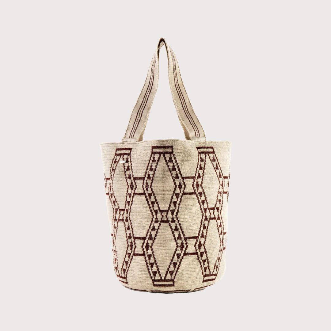 Wayuu Waridi Bag — Maxi by Hilo Sagrado at White Label Project