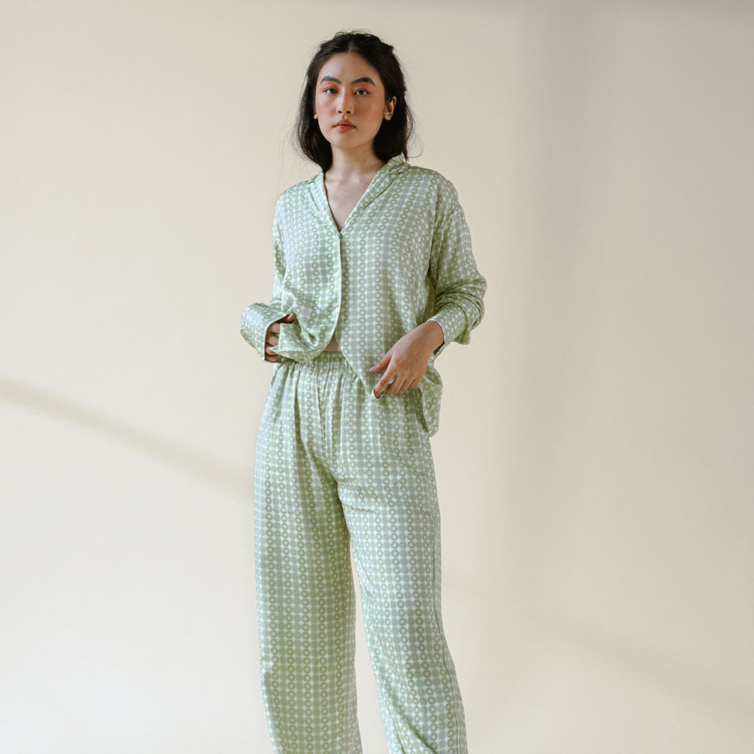 Loungewear Dawdle — Long Sleeved Shirt by Lagom at White Label Project