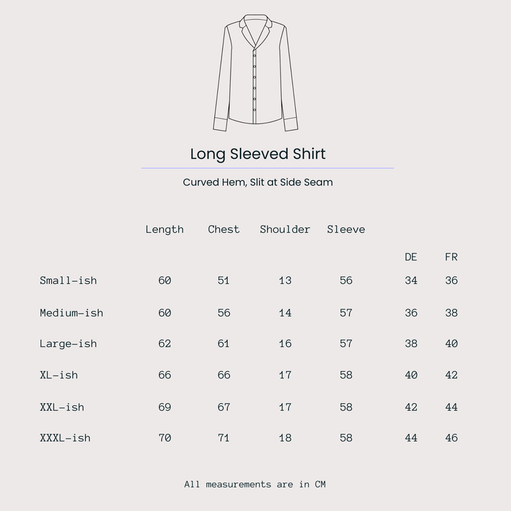 Loungewear Dawdle — Long Sleeved Shirt by Lagom at White Label Project