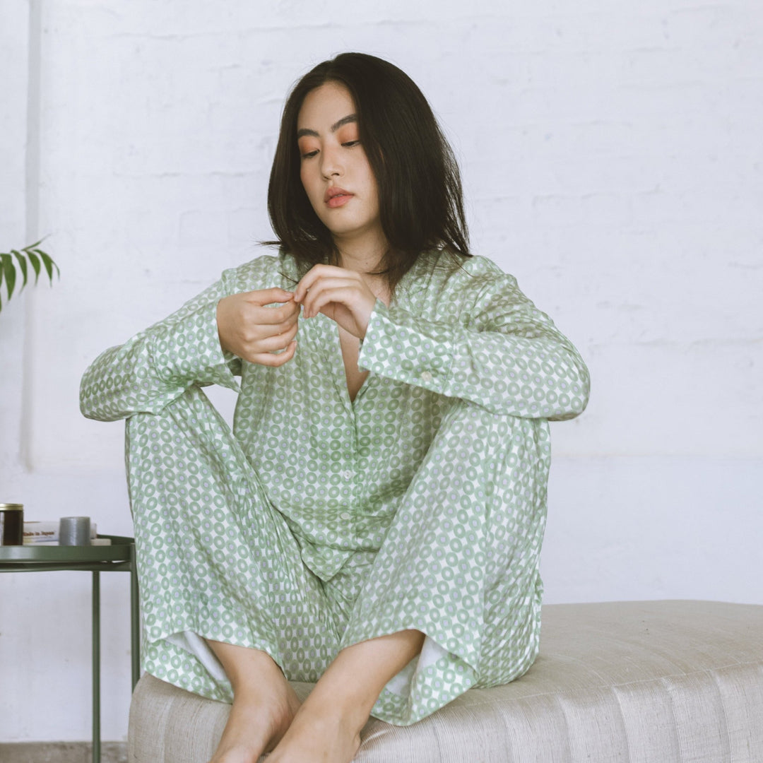 Loungewear Dawdle — Long Sleeved Shirt by Lagom at White Label Project