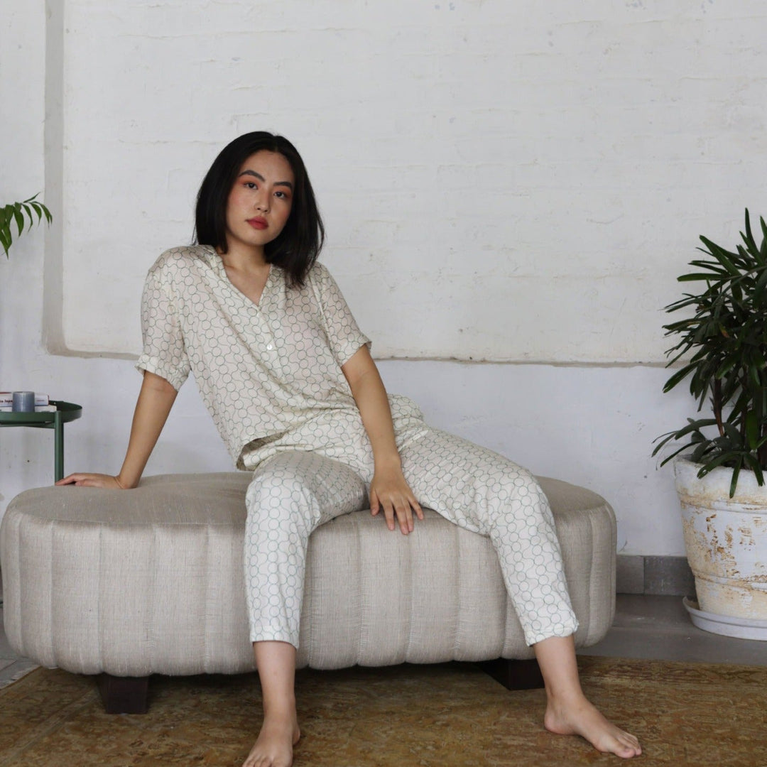 Loungewear Mare — Short Sleeved Shirt by Lagom at White Label Project