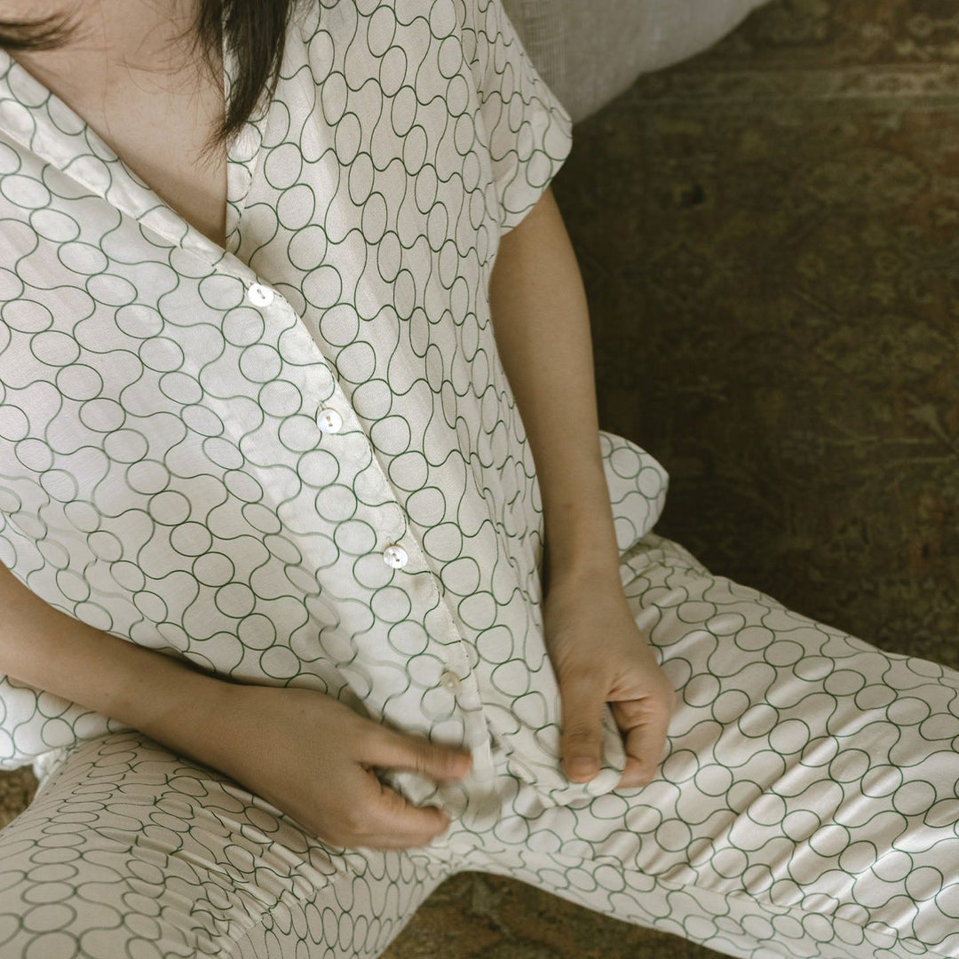 Loungewear Mare — Short Sleeved Shirt by Lagom at White Label Project