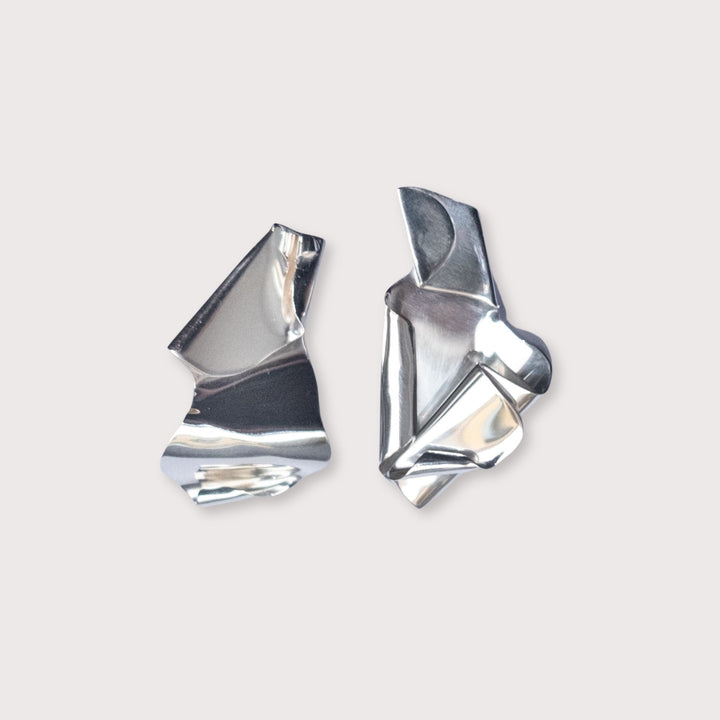 Mirror Earrings II by Lorne at White Label Project