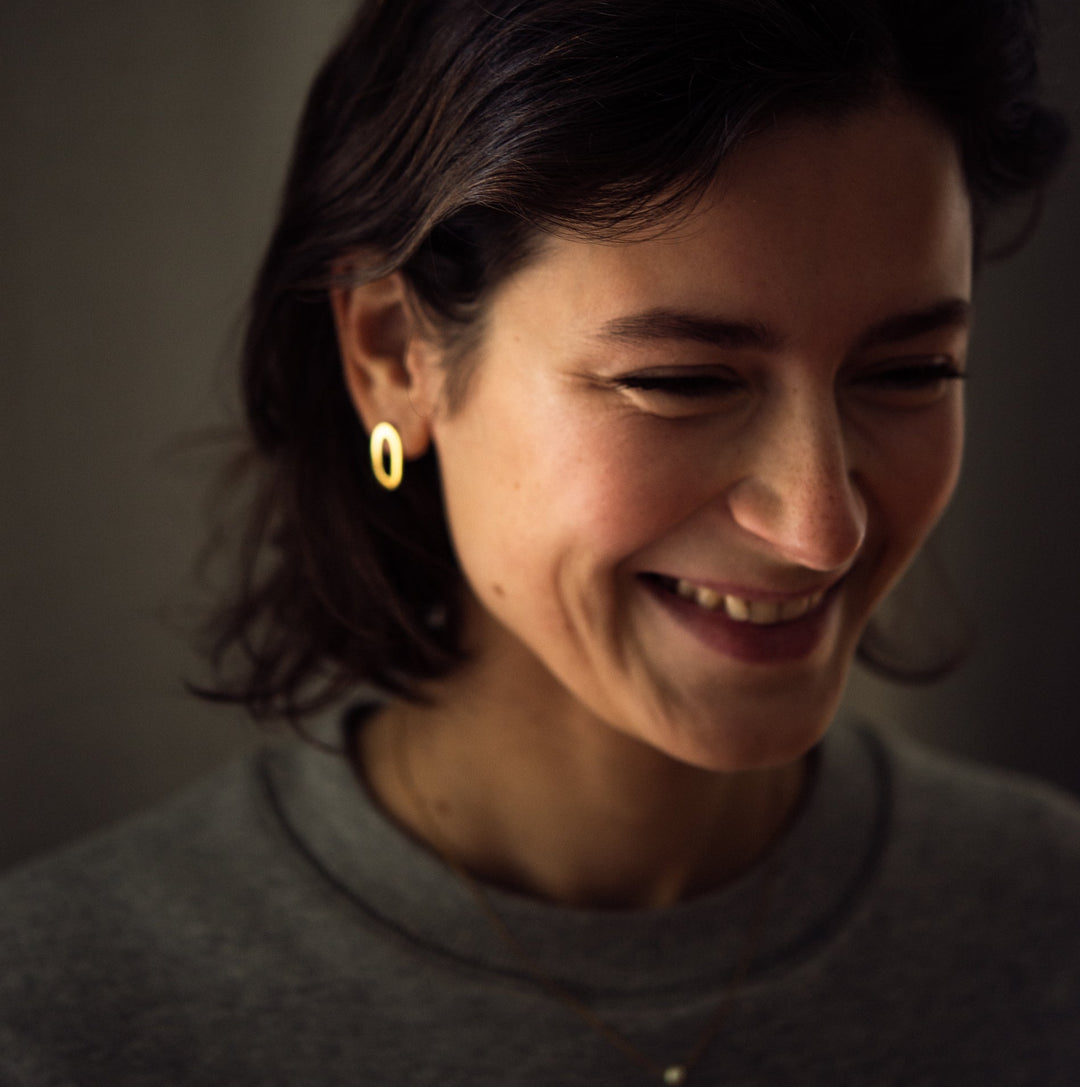 Paired Earrings — Gold by Lorne at White Label Project