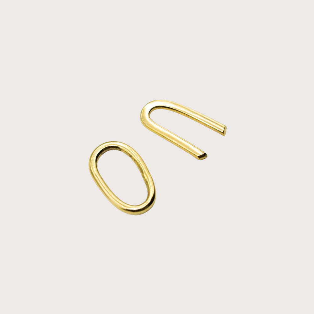 Paired Earrings — Gold by Lorne at White Label Project