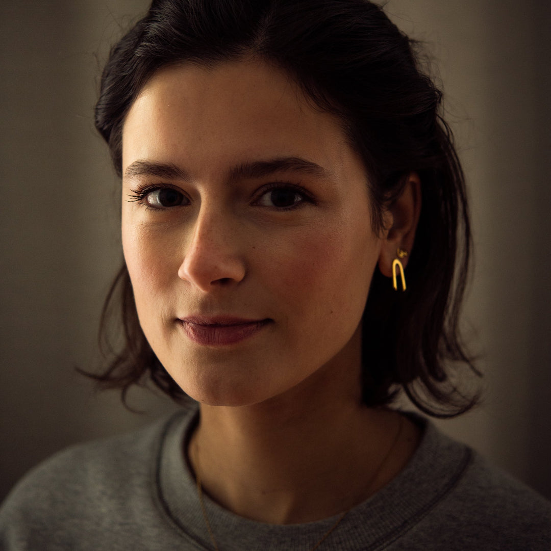 Paired Earrings — Gold by Lorne at White Label Project