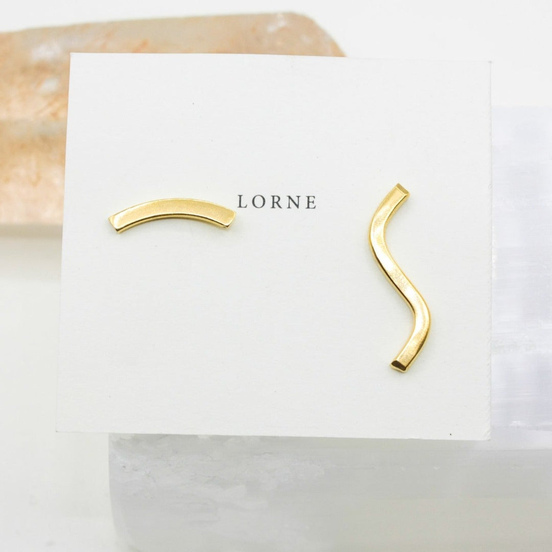 Payphone Earrings - gold by Lorne at White Label Project