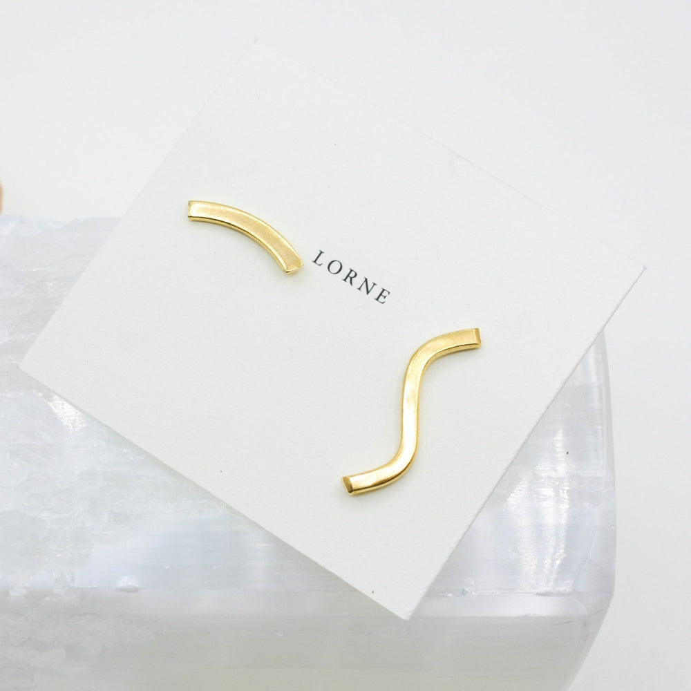 Payphone Earrings - gold by Lorne at White Label Project