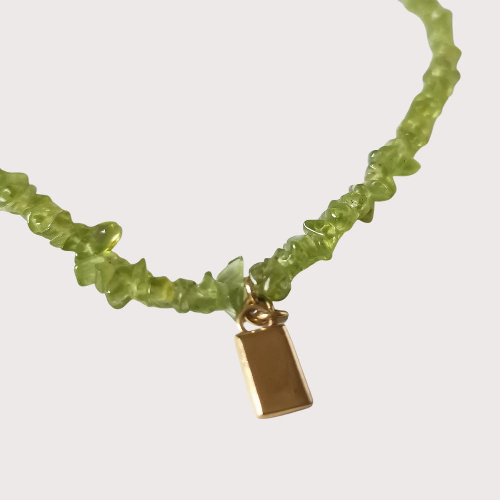 Peridot Pendant Necklace — Green by Lorne at White Label Project