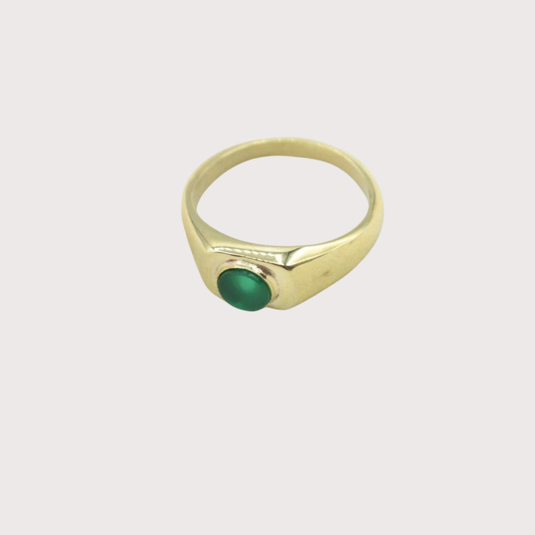 Signet Ring — Green by Lorne at White Label Project