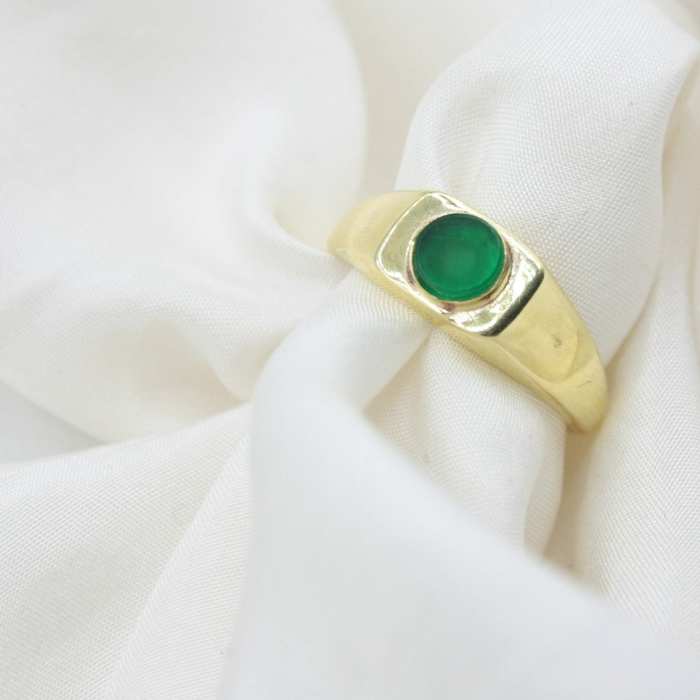 Signet Ring — Green by Lorne at White Label Project