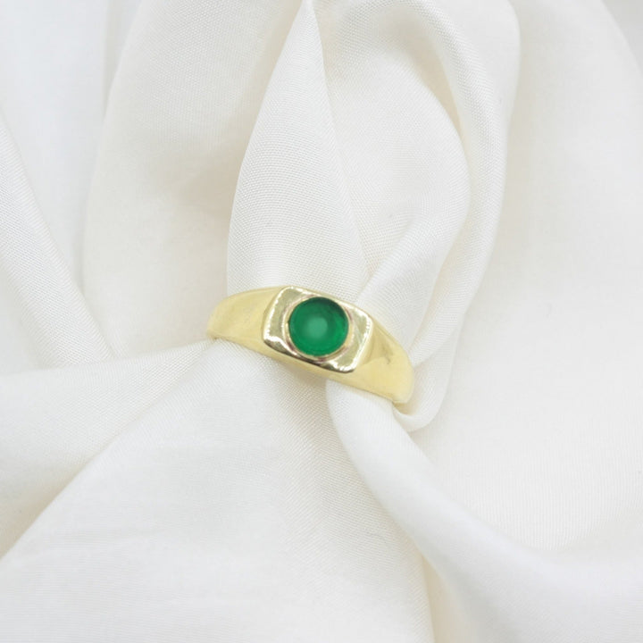 Signet Ring — Green by Lorne at White Label Project