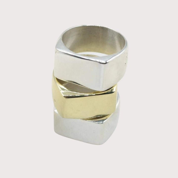 Wide Shank Cig Ring by Lorne at White Label Project