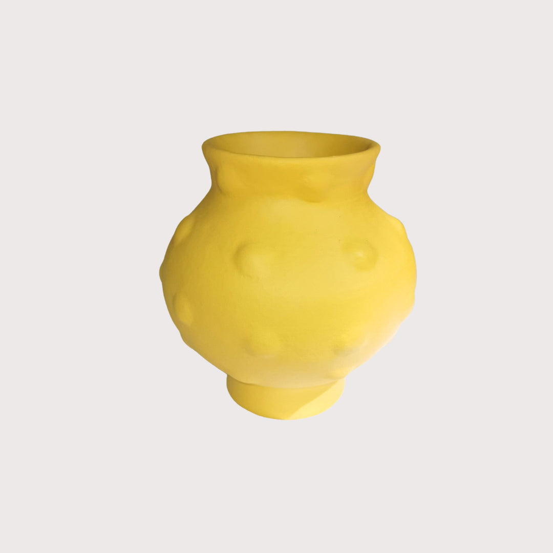 Ema Vase - yellow by M.A at White Label Project