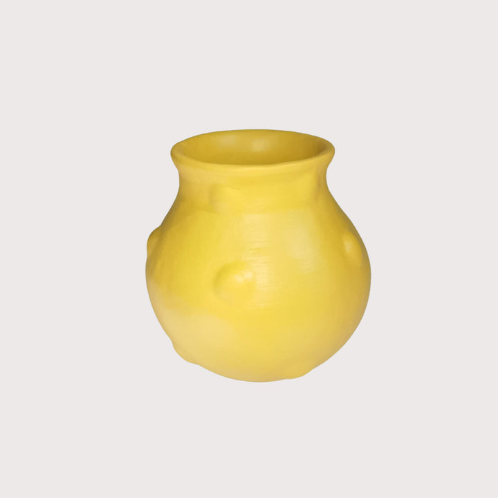 Maya Vase - yellow by M.A at White Label Project