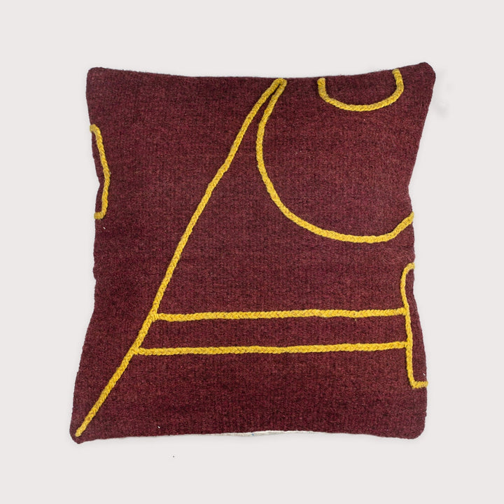 Pillow Case - Campo Red/Yellow by M.A at White Label Project