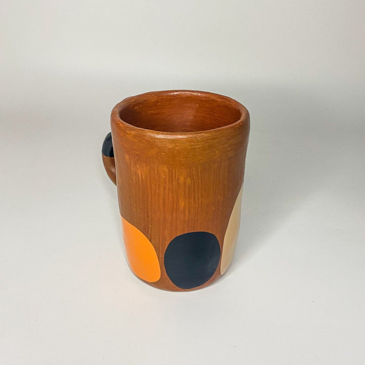 Señorcito Mug - orange/ black/ beige by M.A at White Label Project