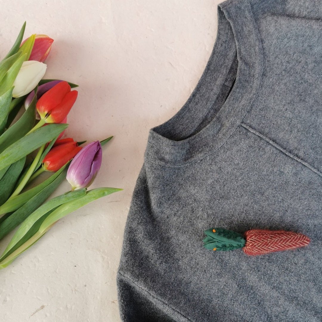 Uma Wang Carrot Brooch by MADE51 at White Label Project