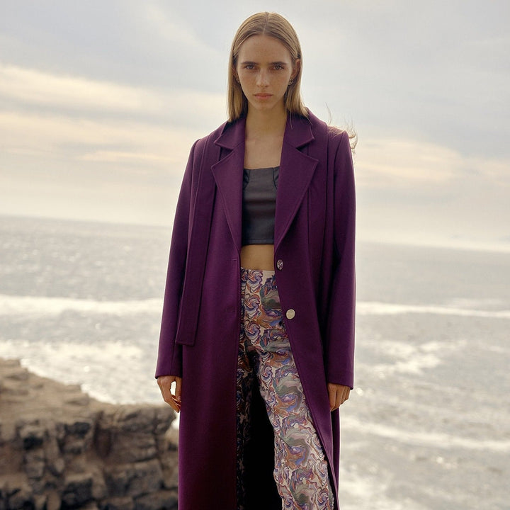 Chavin Coat — Magenta by Maqu at White Label Project