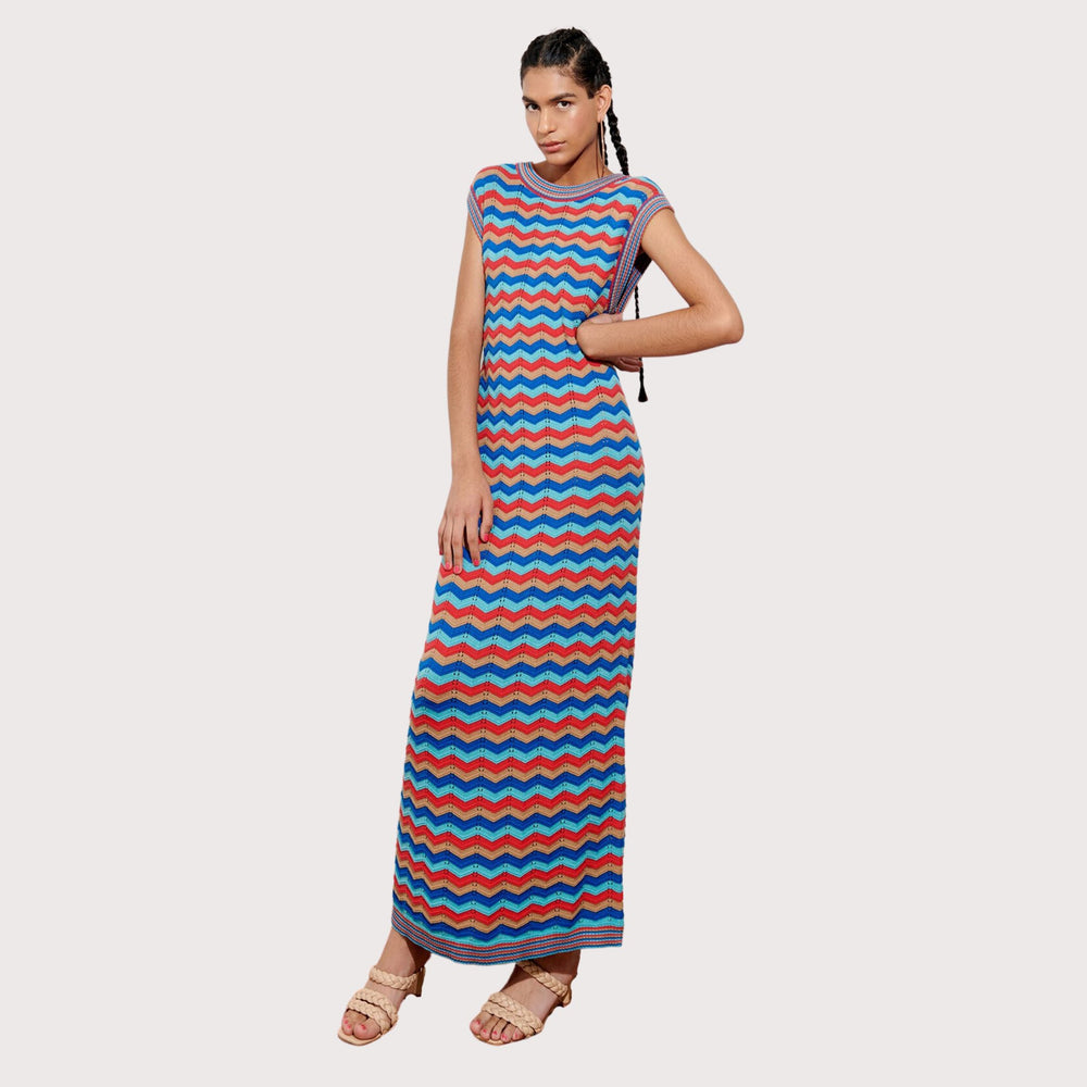 Zig Zag Dress by Maqu at White Label Project