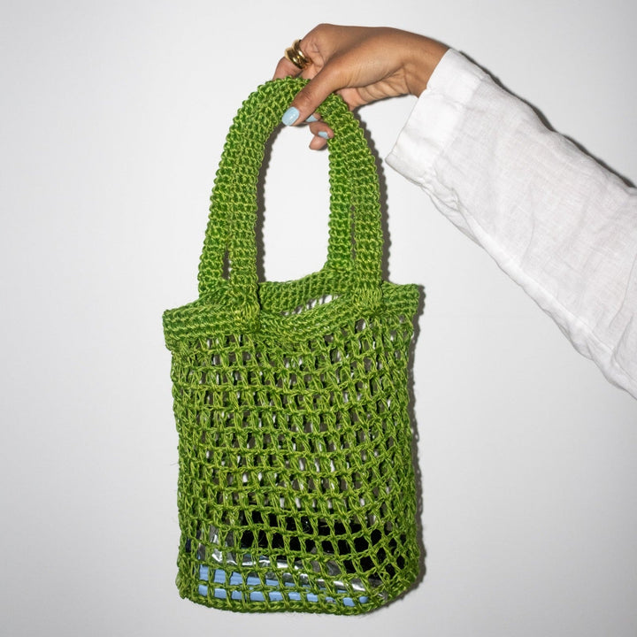 Fique Tote Dina Moreno Mini — Green by Matamba at White Label Project