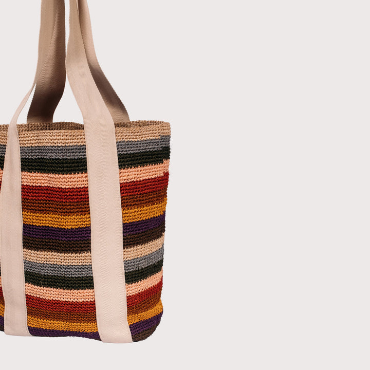 Iris Tote Bag — Multicolor by Matamba at White Label Project