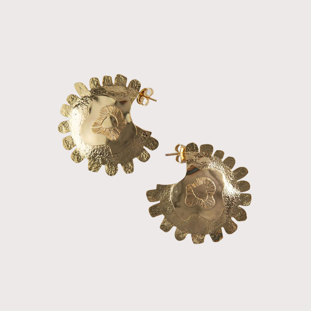 Coral Zoanthid Earrings — Large by Mola Sasa at White Label Project