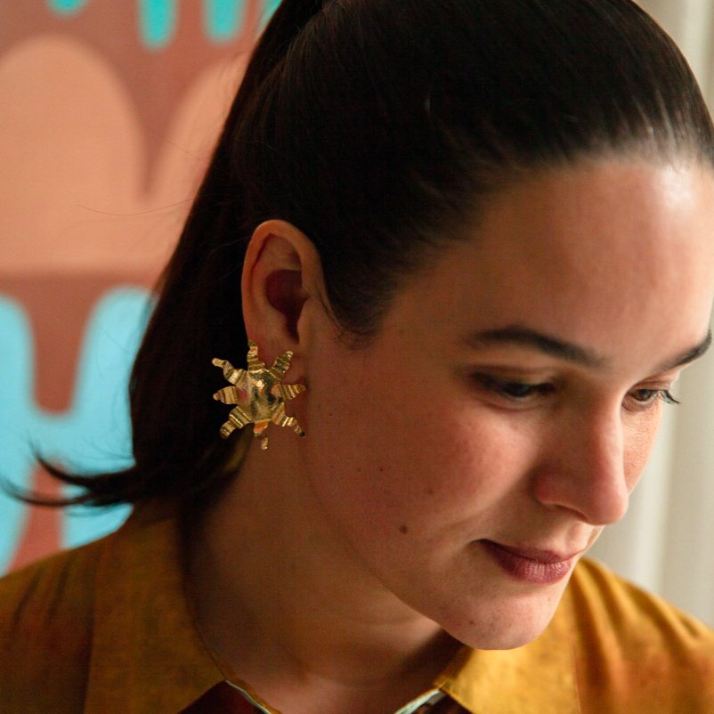 Sol y Luna Earrings — Medium by Mola Sasa at White Label Project