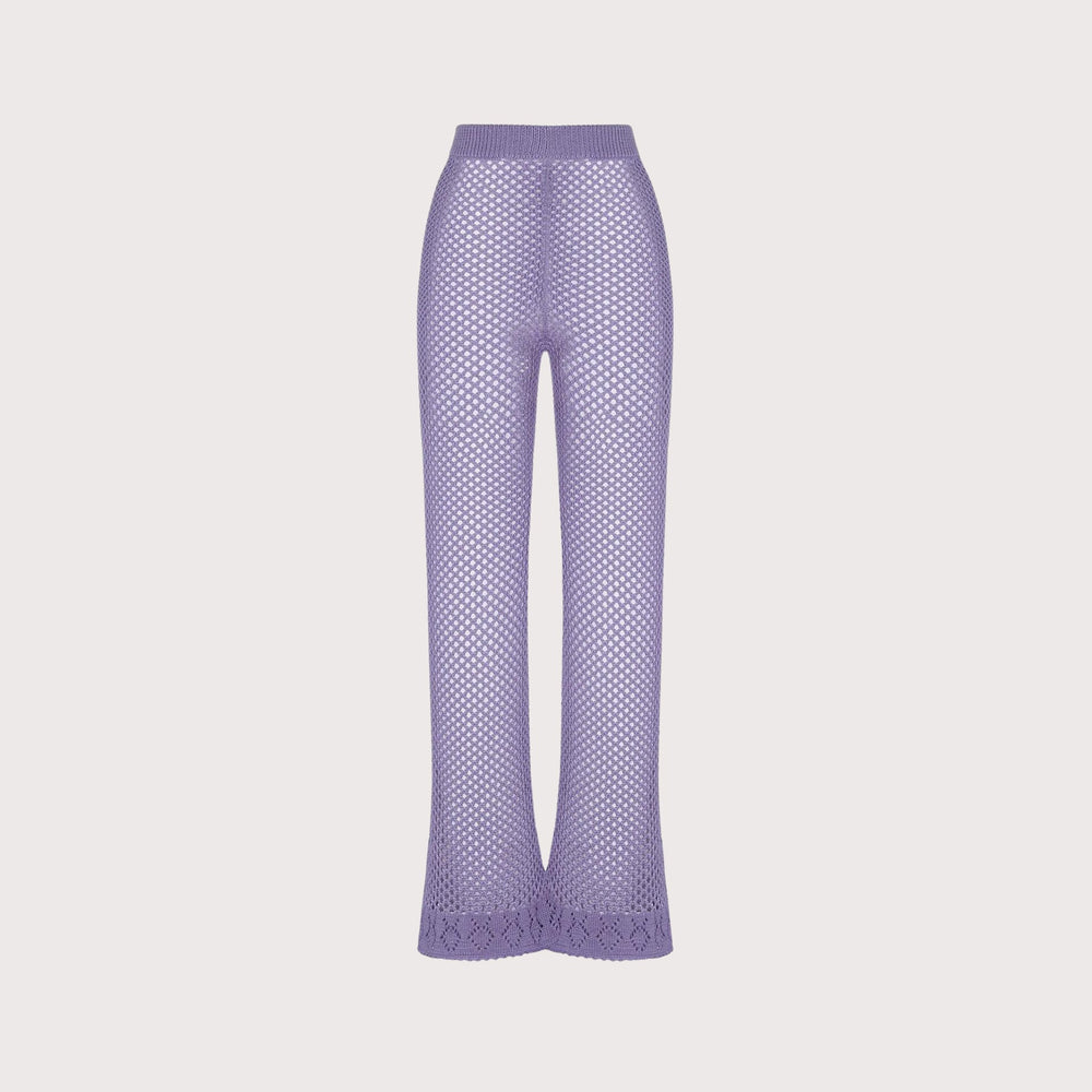 Net Pants Lavender by Mozhdeh Matin at White Label Project