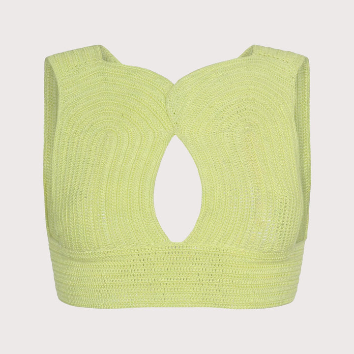 Shell Crochet Top by Mozhdeh Matin at White Label Project