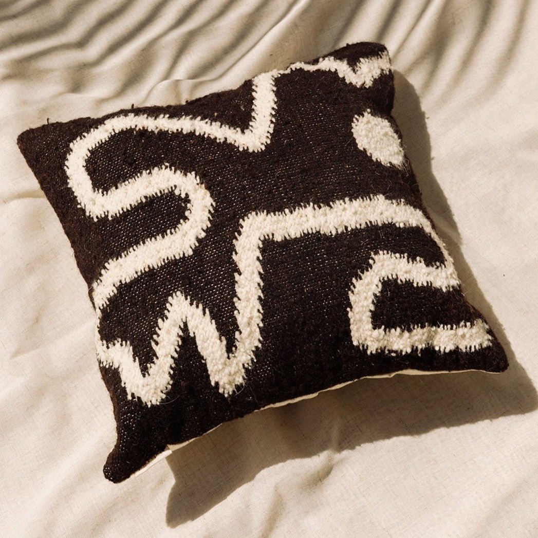 Nicoya pillow - black by Nada Duele at White Label Project