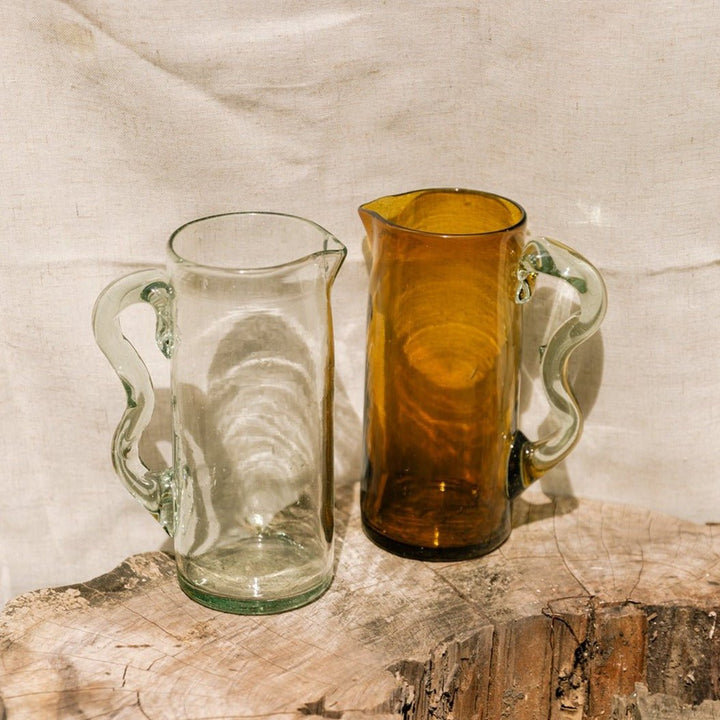 Wavy Pitcher - brown by Nada Duele at White Label Project