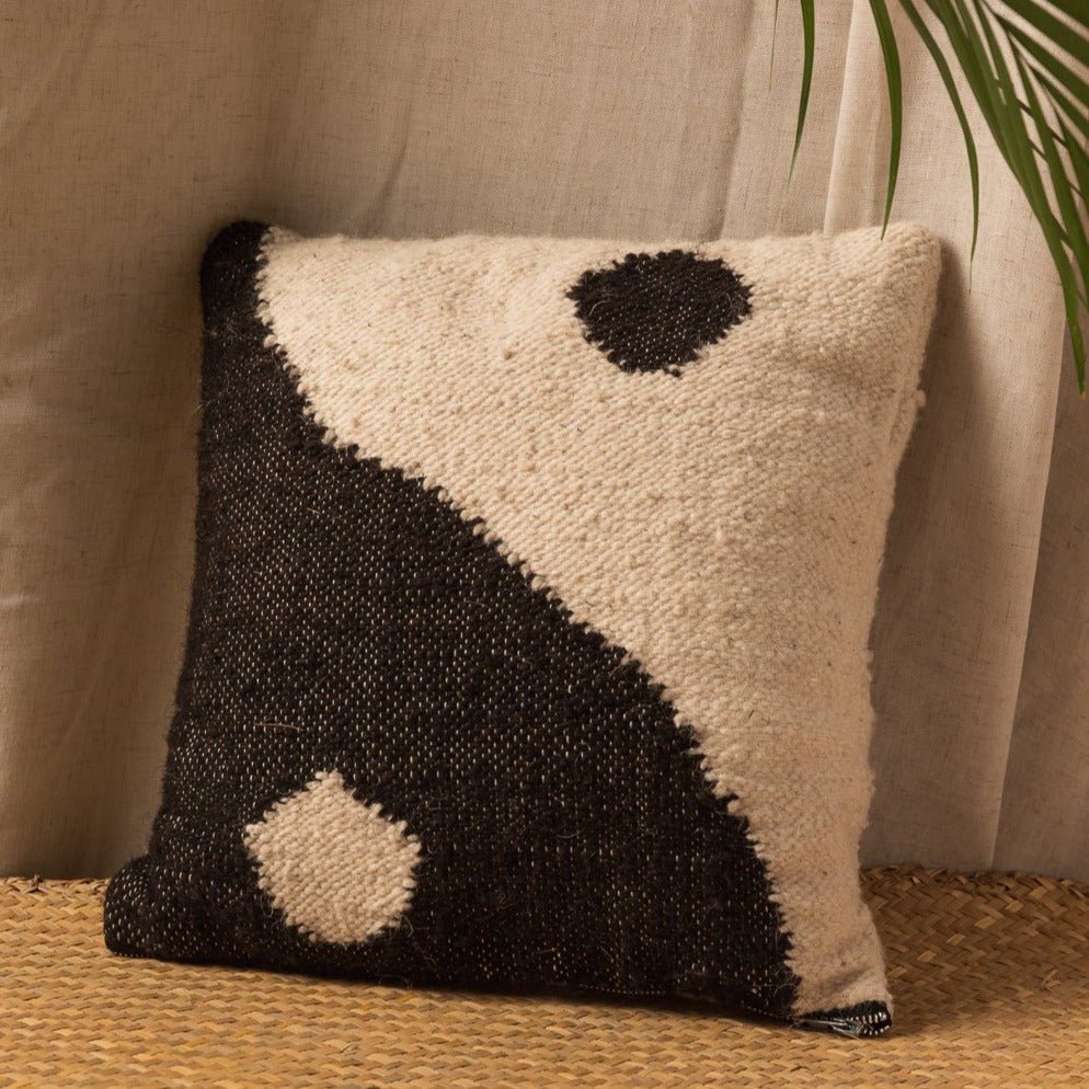 Yin Yang Pillow by Nada Duele at White Label Project