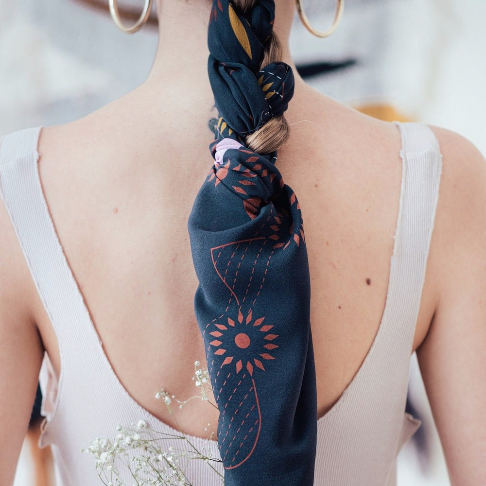 Aaria Silk Scarf by Pari Pari at White Label Project