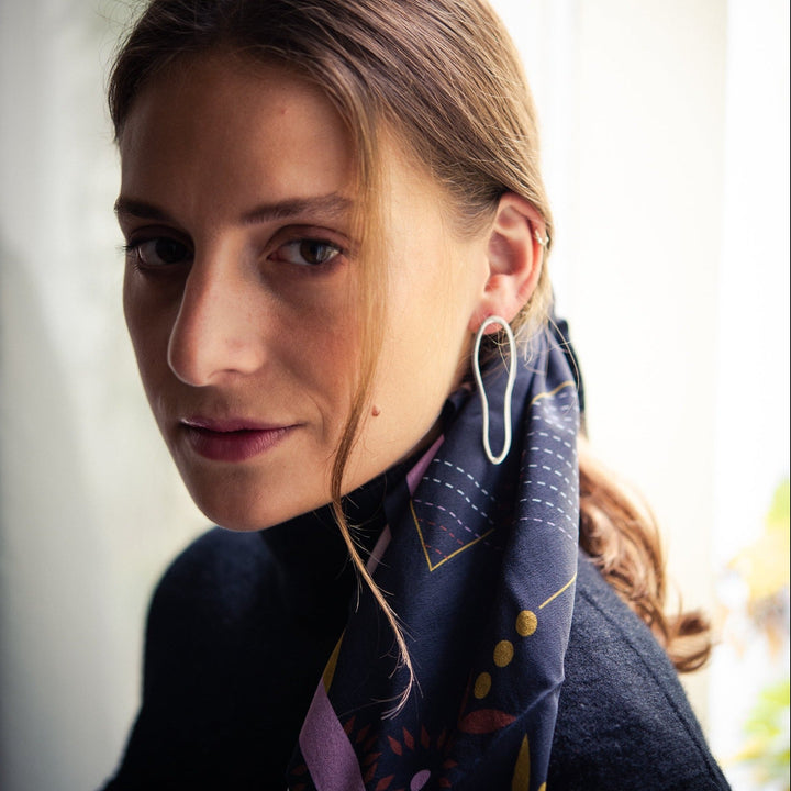 Aaria Silk Scarf by Pari Pari at White Label Project