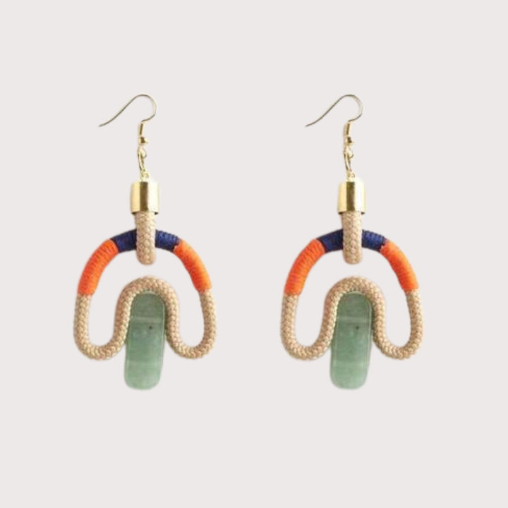 Aventurina Earrings — Orange by Pichulik at White Label Project