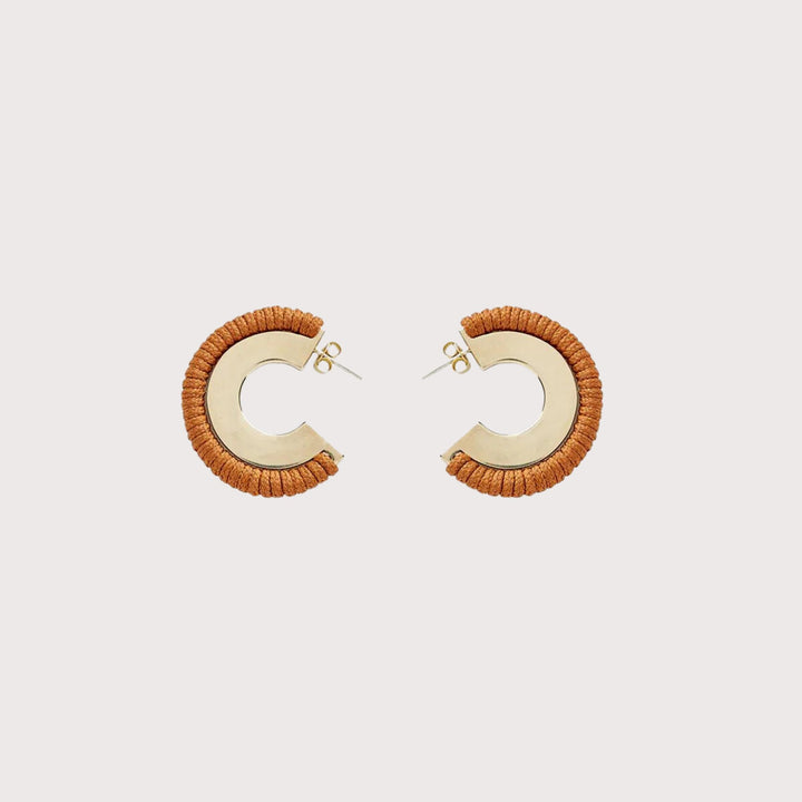 La Playa Hoop Earrings by Pichulik at White Label Project