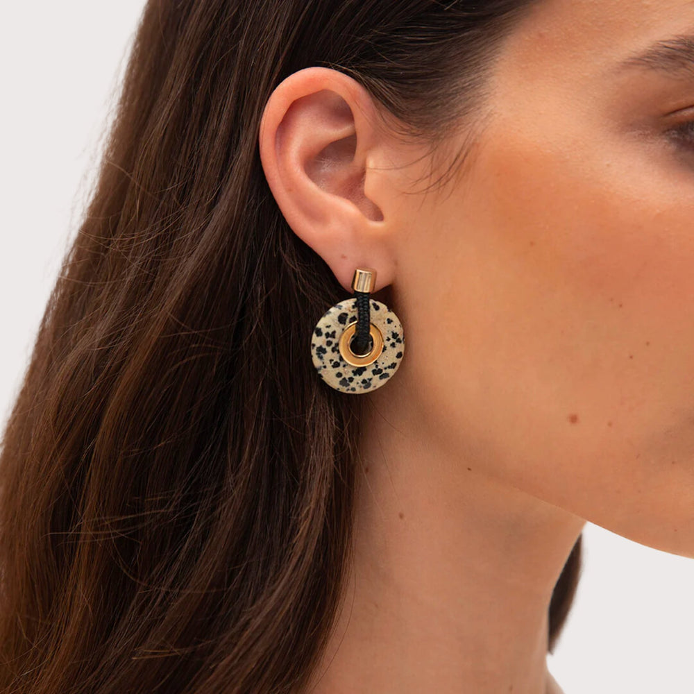 Ousia Earrings — Black by Pichulik at White Label Project