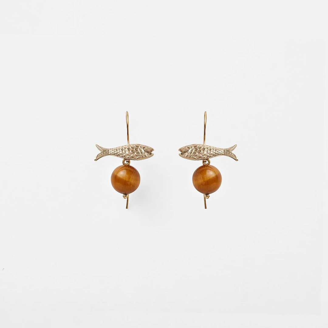 Pisces Earrings by Pichulik at White Label Project