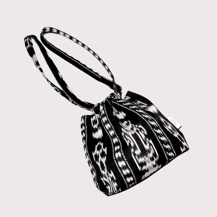 Ikat bag - black by Pixan at White Label Project
