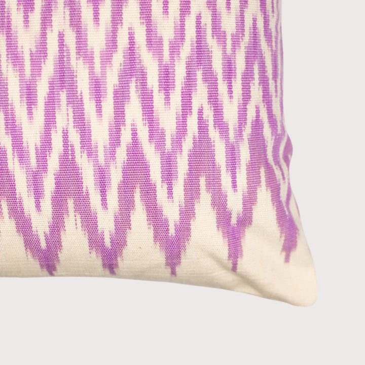 Ikat cushion - lilac by Pixan at White Label Project