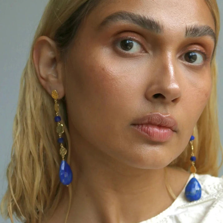 Goshwara Earrings — Long by Sevar Studios at White Label Project