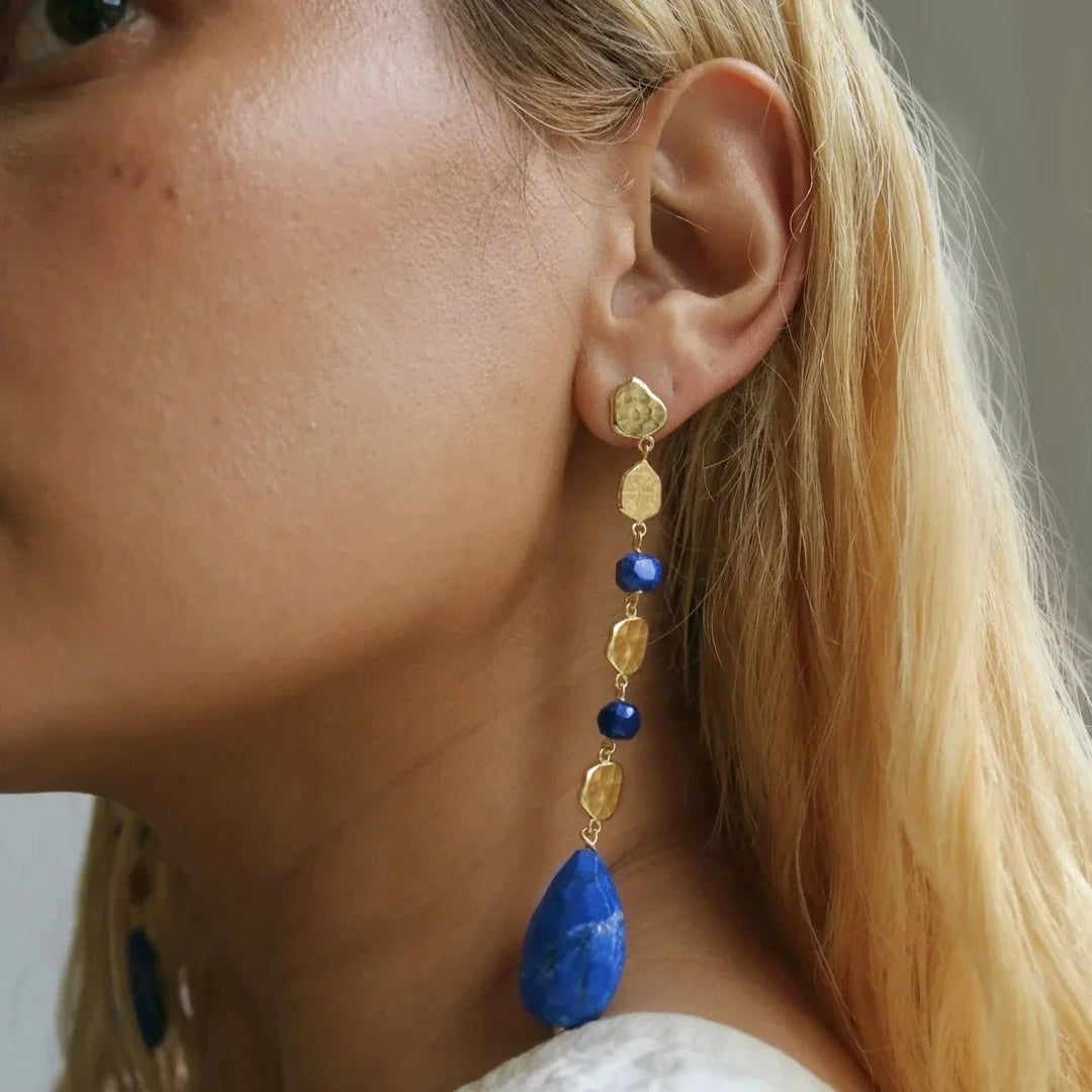 Goshwara Earrings — Long by Sevar Studios at White Label Project
