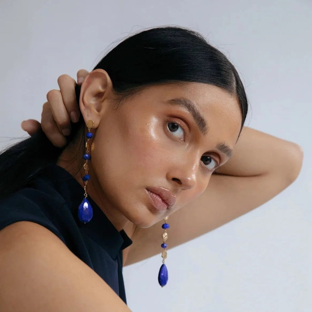 Goshwara Earrings — Long by Sevar Studios at White Label Project